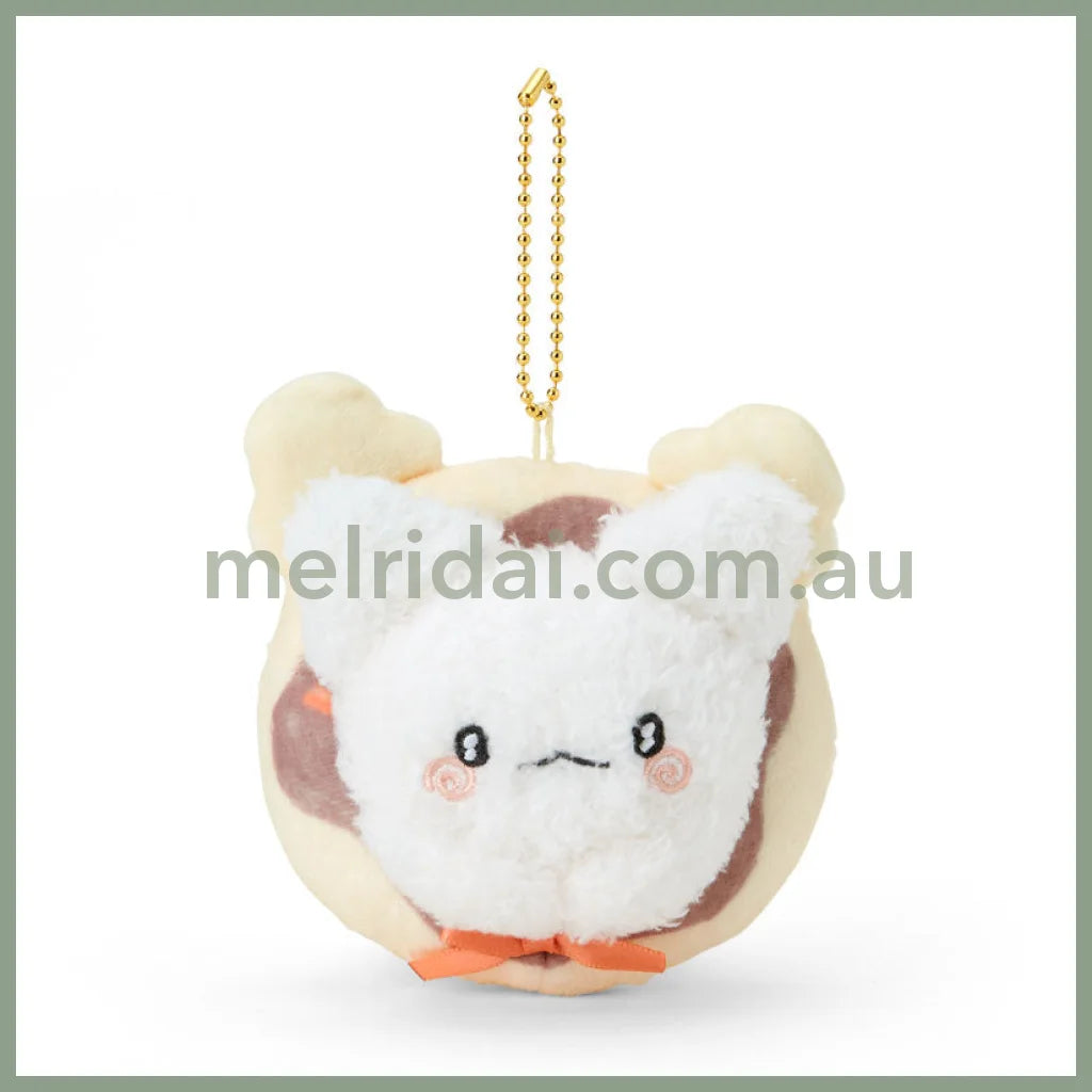 Sanrio | Hanamaruobake/Marumaru Mascot Holder Plush Keychain Donut 10.5×10×10.5Cm (Always Together!)