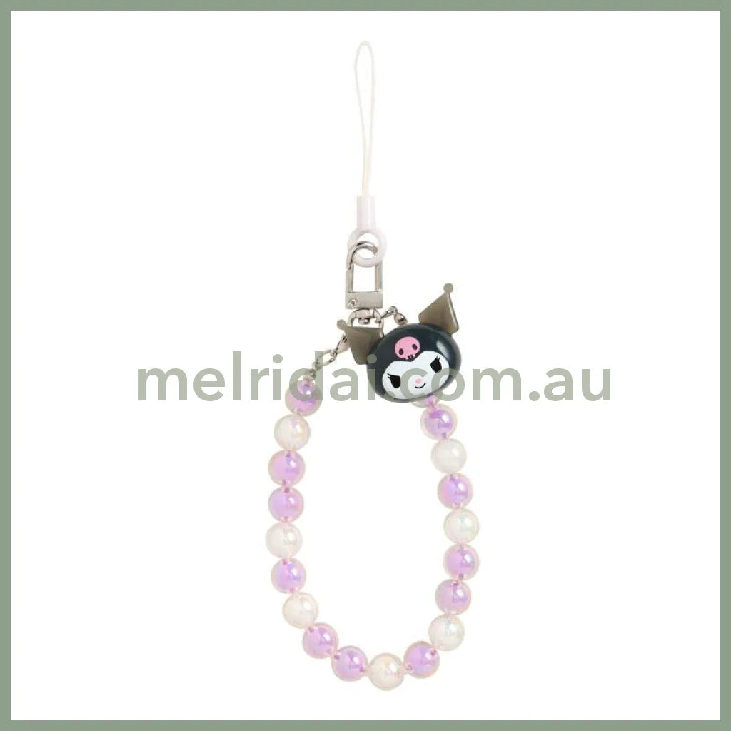 SANRIO | Hand Strap Smartphone Accessories Bag Charm Cute 1.2×1.2×18cm (Kuromi)