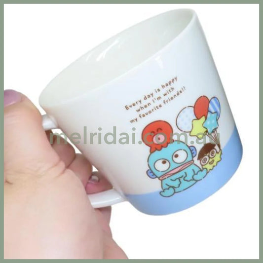 SANRIO | Hangyodon Ceramic Mug Cup can be used in the microwave and dishwasher 80×Φ88mm (Milk Balloon)