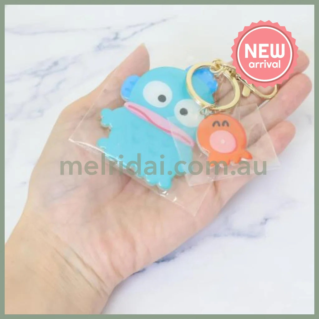 SANRIO | Hangyodon Die-Cut Twin Key Holder Keychian 13x79x87mm