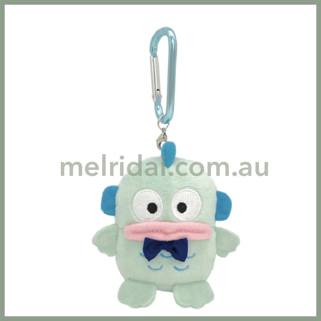 SANRIO | Hangyodon Mascot Holder Plush Keychain Bag Charm with Carabiner H9 x W9 x D6cm