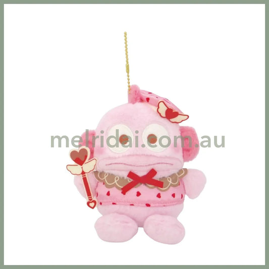 Sanrio | Hangyodon Plush Keychain Mascot Holder 9.5 X 14.5 15.5Cm (Magical Heart)