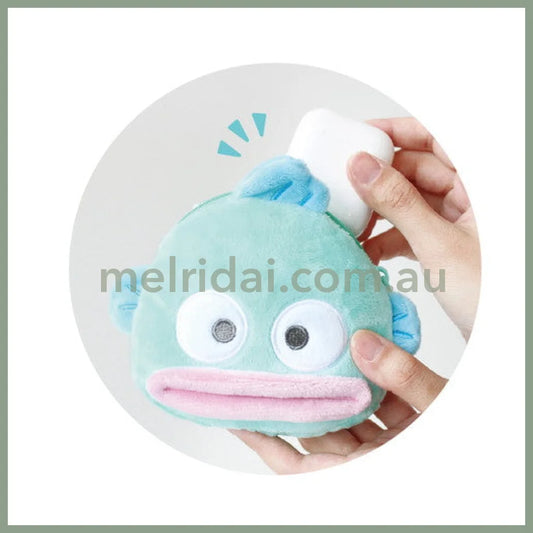 SANRIO | Hangyodon Plush Zipper Mascot Mini Pouch with Carabiner 200×110×50mm