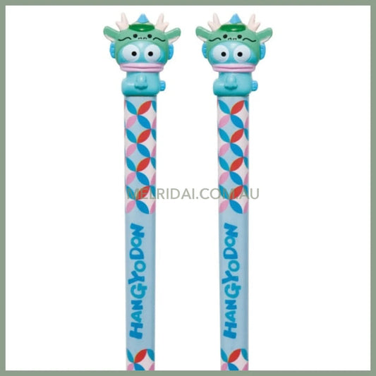 SANRIO | Hangyodon Wooden Chopsticks With Mascot non-slip 21cm (Zodiac)