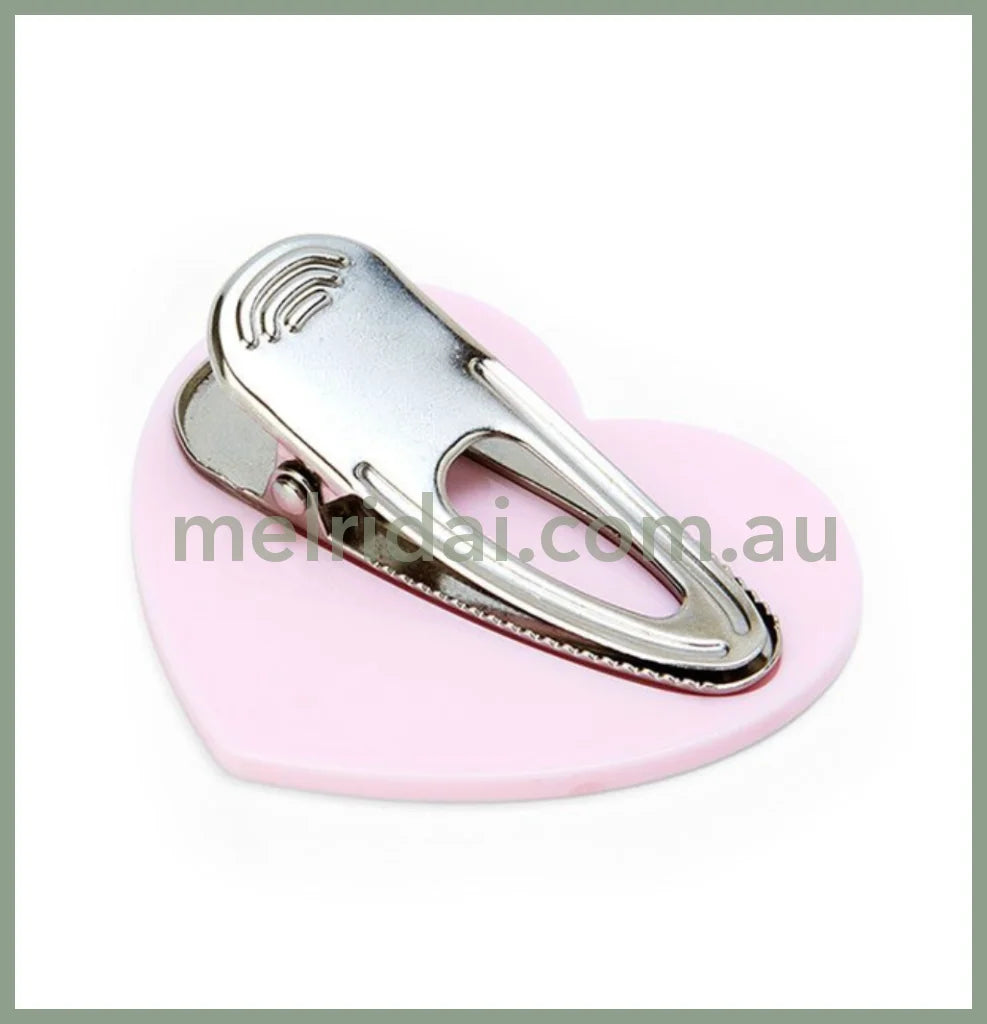Sanrioheart Shaped Hair Clip (Fun Hocance Design)