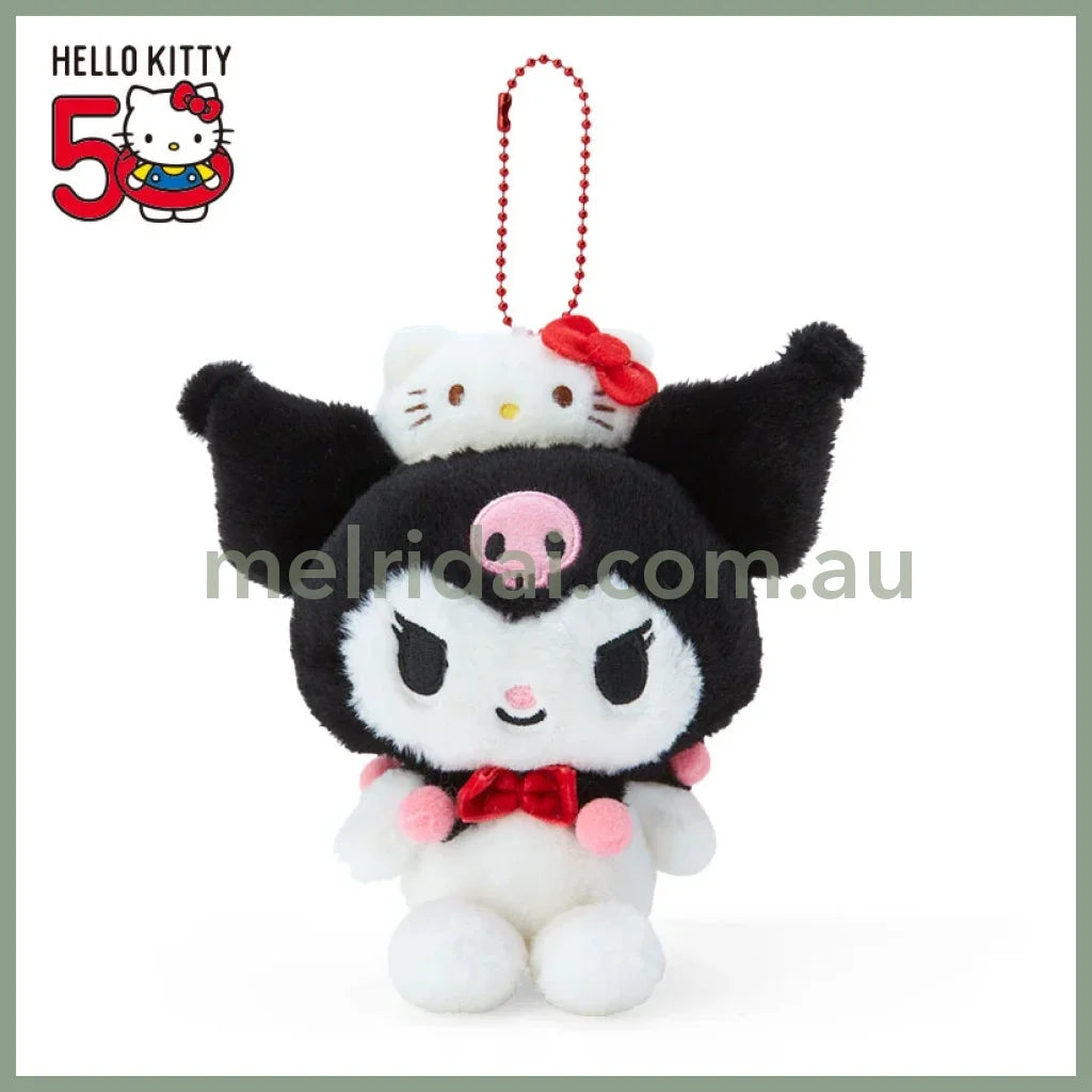 Sanrio | Hello Kitty 50Th Anniversary Mascot Holder Keyring Approx.16Cm 50 // Kuromi