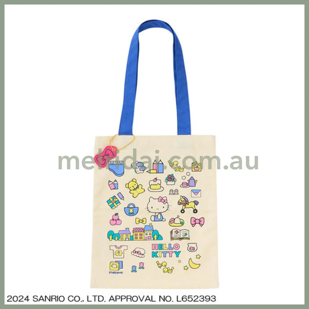Sanrio | Hello Kitty 50Th Anniversary Tote Bag With Charm W27×H33Cm Limited Edition
