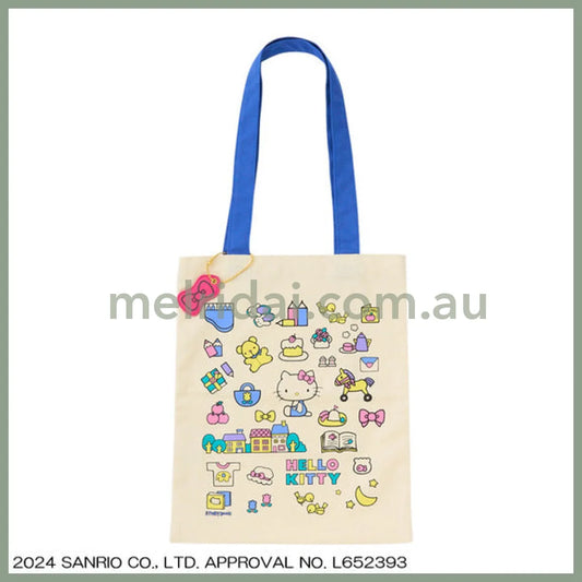 Sanrio | Hello Kitty 50Th Anniversary Tote Bag With Charm W27×H33Cm Limited Edition