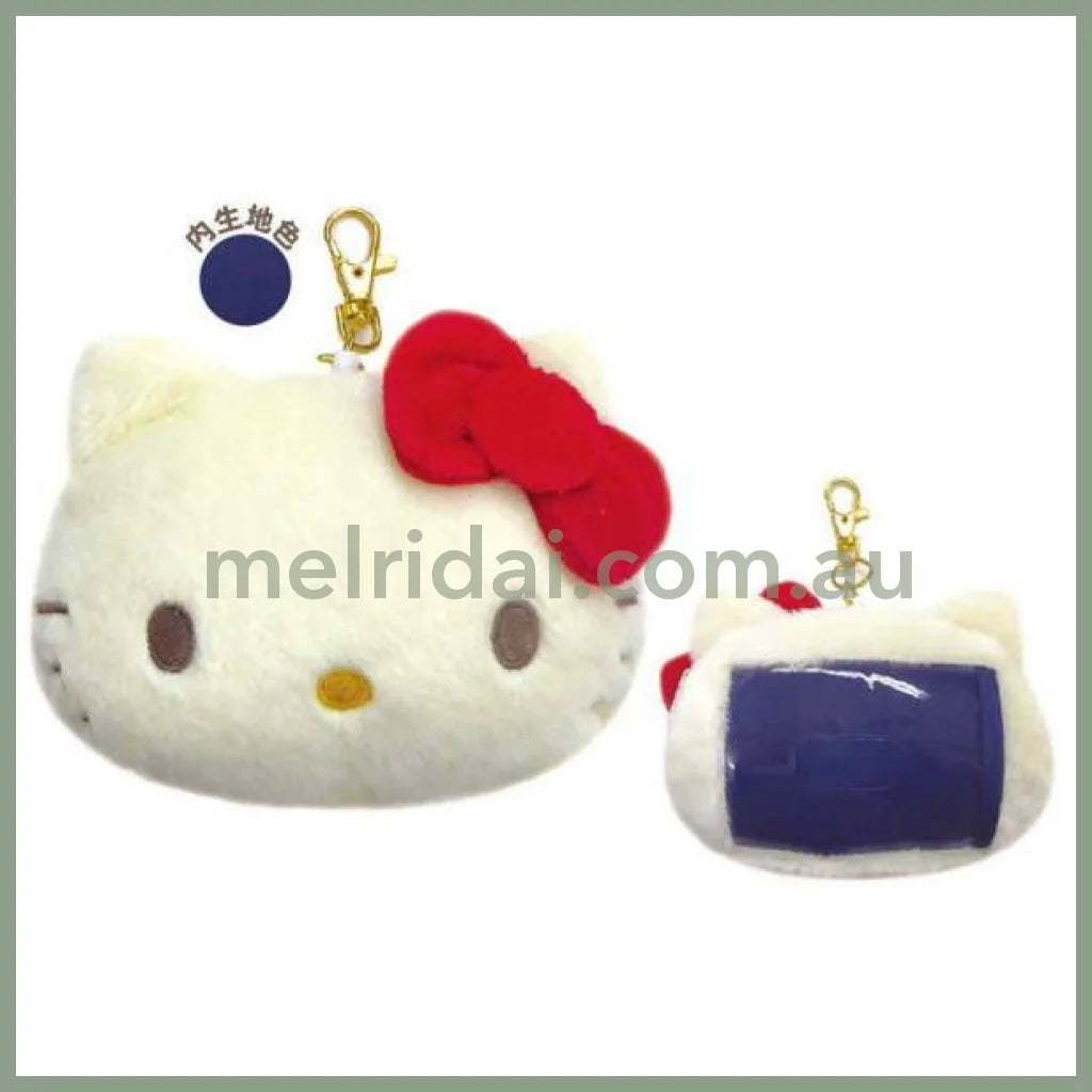 Sanrio | Hello Kitty (70S Series) Plush Coin Purse/Pass Case 100×130×45Mm 70 / Red