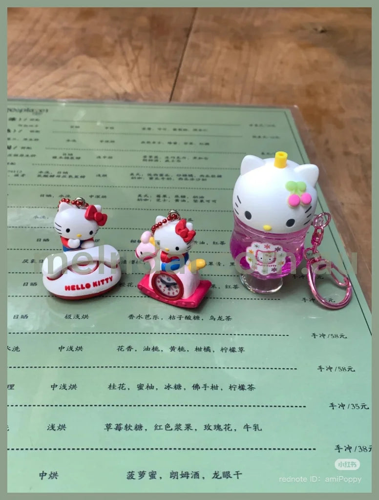 SANRIO | Hello Kitty 90s Colorful Soda Keychain H69xW40xD35mm (Kaohana - Pink)