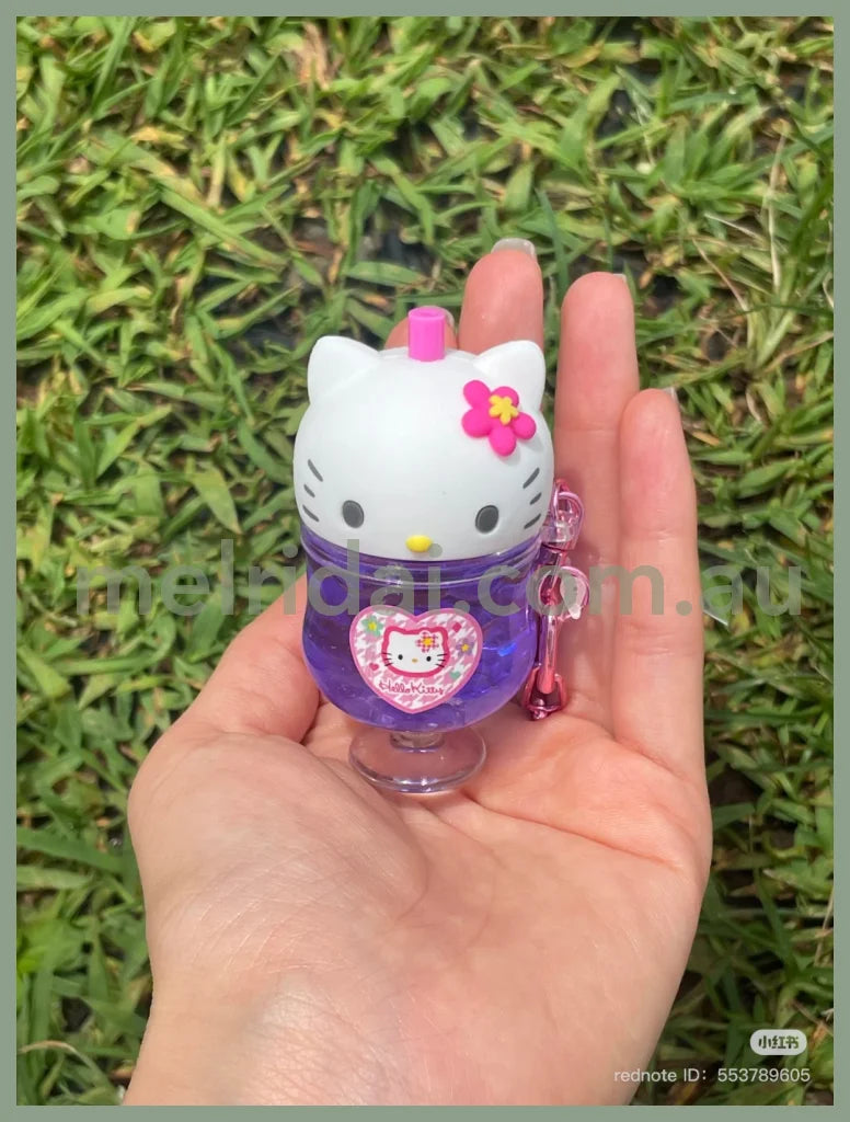 SANRIO | Hello Kitty 90s Colorful Soda Keychain H69xW40xD35mm (Kaohana - Purple)