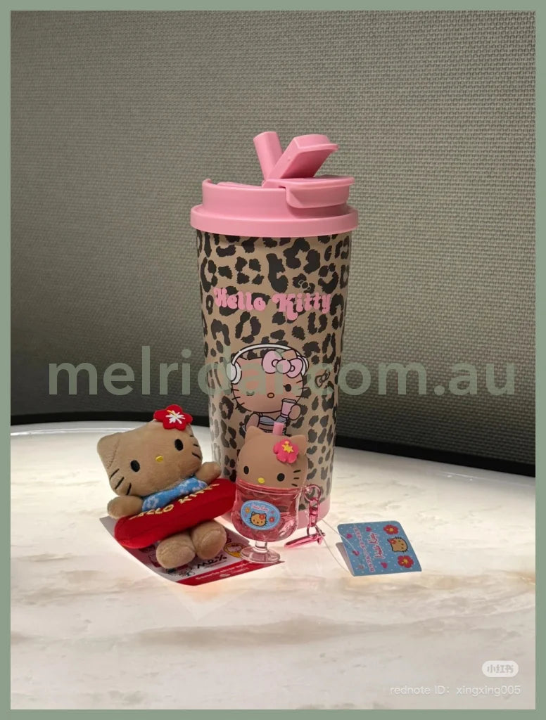 SANRIO | Hello Kitty 90s Colorful Soda Keychain H69xW40xD35mm (Sunburn)