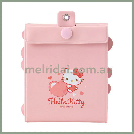 SANRIO | Hello Kitty Accordion Card Holder Keychain 10×1.3×10.8cm (Enjoy Idol - 8 pockets can store up to 16 cards)
