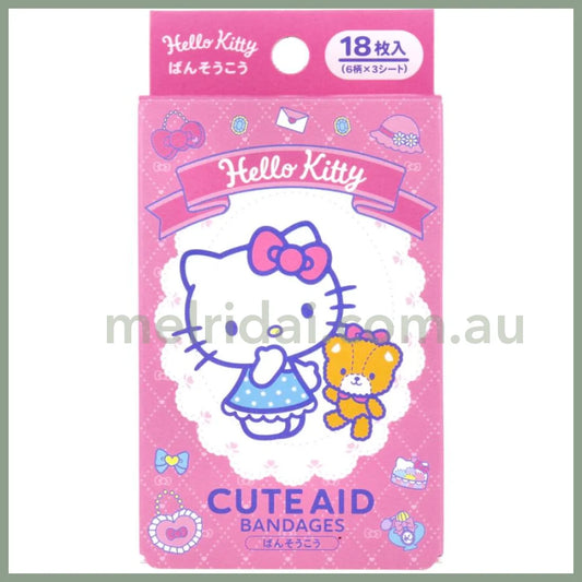 Sanrio | Hello Kitty Aid Bandage 18Pieces 日本三丽鸥 凯蒂猫 急救创可贴/邦迪