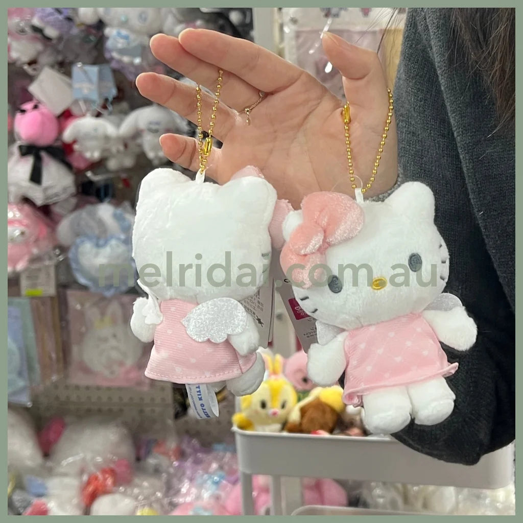 Sanrio | Angel Mascot Holder Keychain (Hello Kitty 50Th Anniversary)