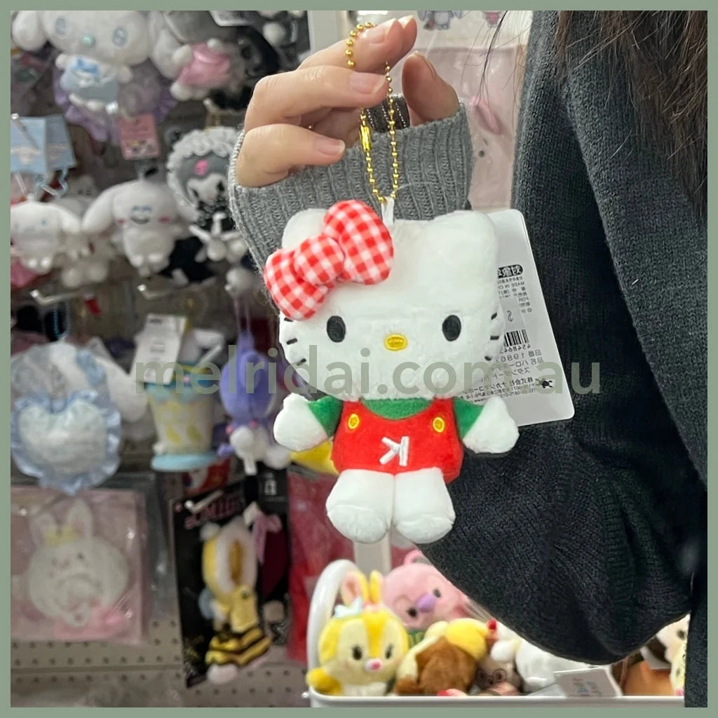 Sanrio | Apple Mascot Holder Keychain (Hello Kitty 50Th Anniversary)