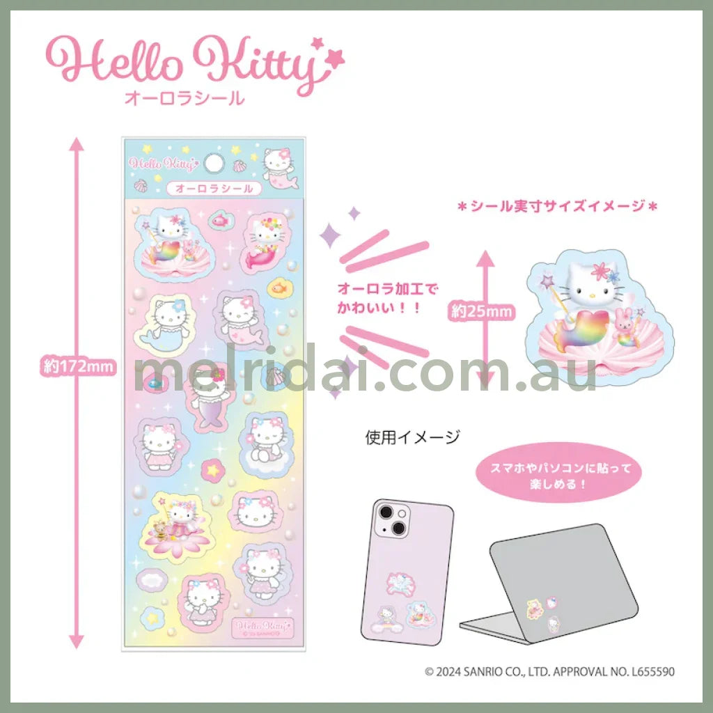 SANRIO | Hello Kitty Aurora Seal H170xW60xD1mm (Mermaid & Fairy Ver.)