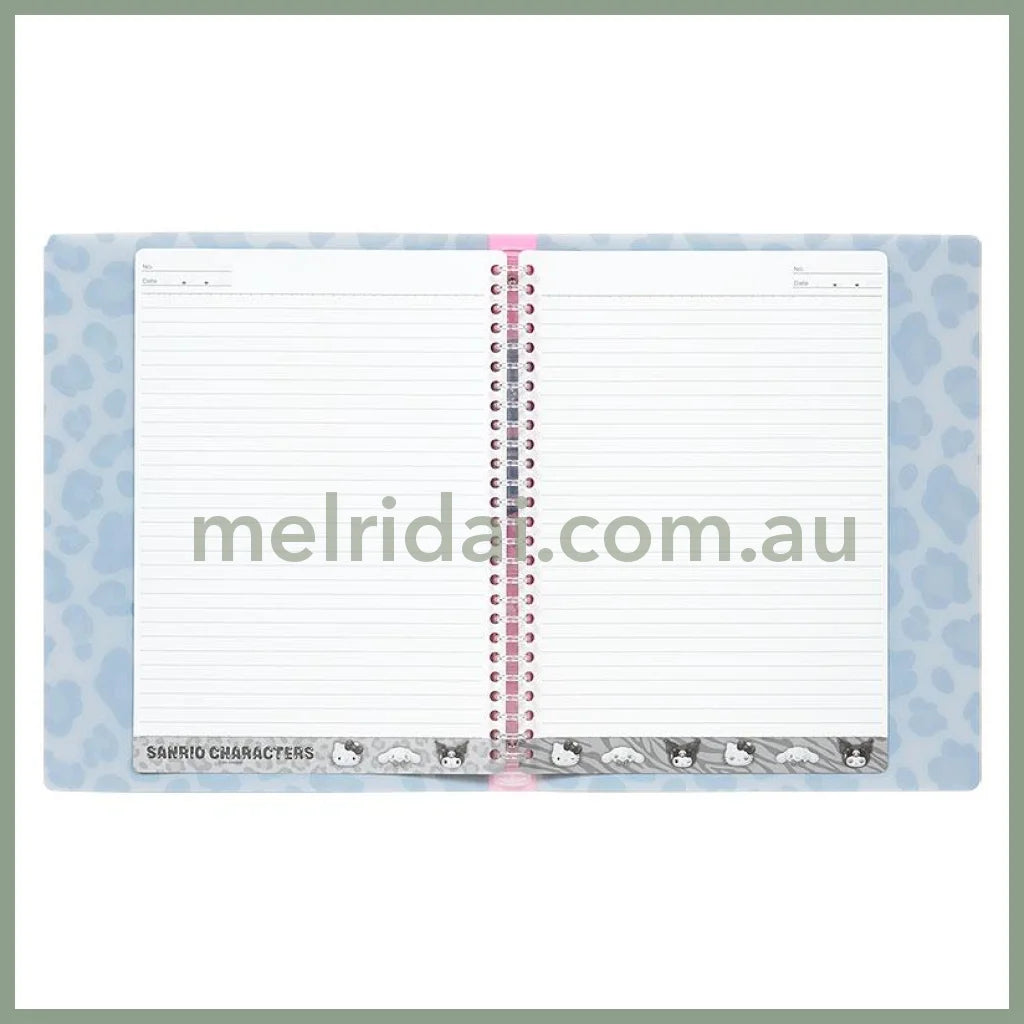 SANRIO | Hello Kitty B5 26 Hole Binder 220×23×275mm (Monotone Animal)