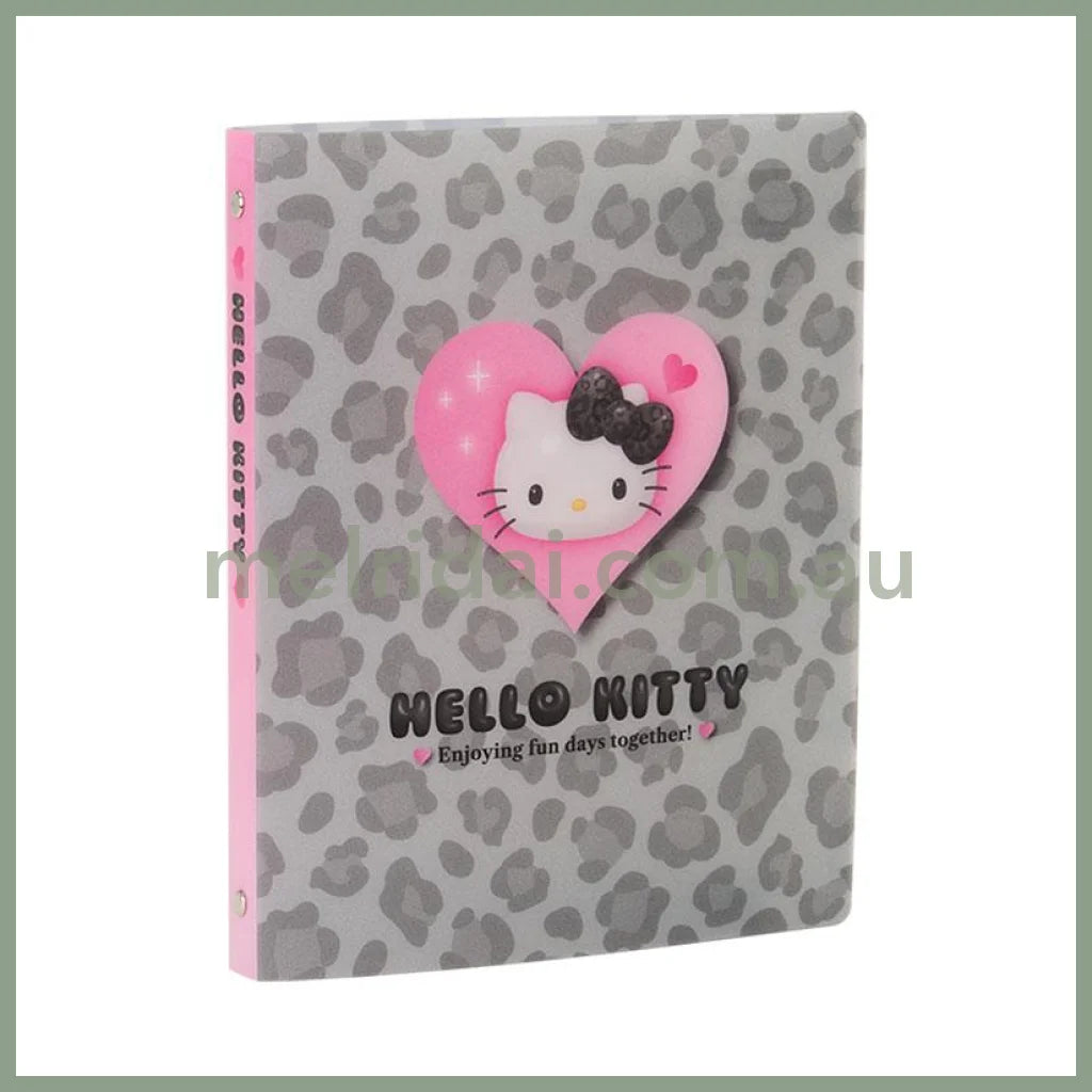 SANRIO | Hello Kitty B5 26 Hole Binder 220×23×275mm (Monotone Animal)