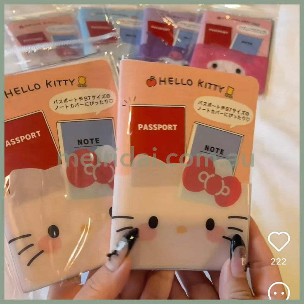 SANRIO | Hello Kitty B7 Stationery Multi-Case Passport Case Cover with Pocket 136 x 95 x 10cm