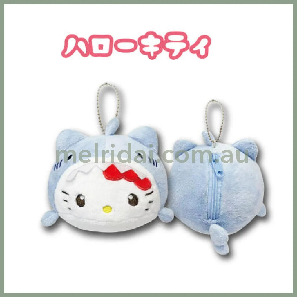 SANRIO | Hello Kitty Daifuku shaped Pouch Mascot Holder Plush Keychain Bag Charm H7.5×W10cm
