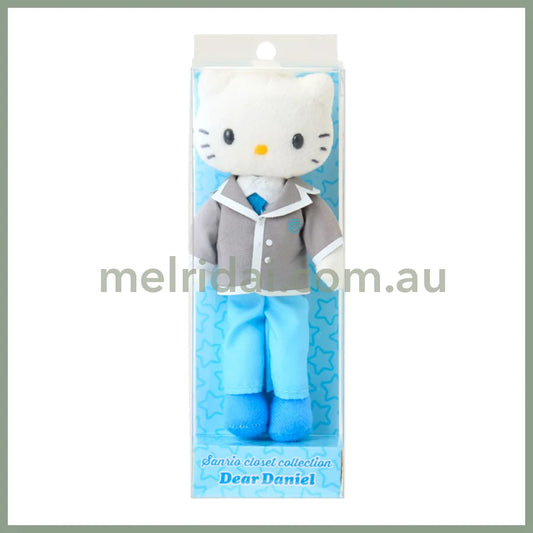 SANRIO | Hello Kitty Dear Daniel Uniform Style Blazer Mascot Holder Bag Charm Plush Keychain 80×35×150mm (Sanrio Closet