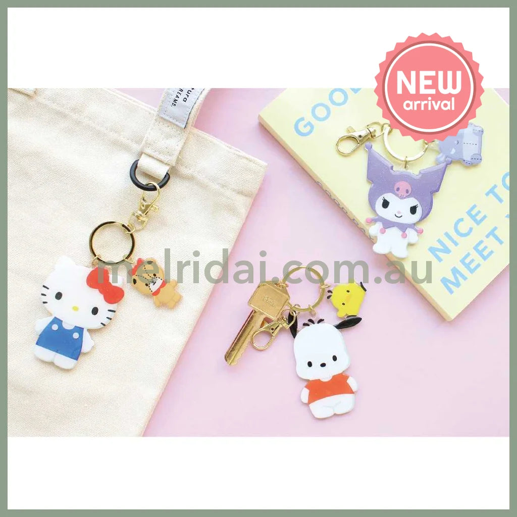SANRIO | Hello Kitty Die-Cut Twin Key Holder Keychian 13x79x87mm