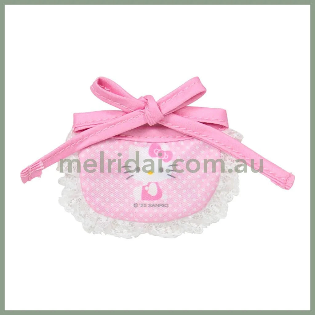 SANRIO | Hello Kitty Double Sided Dress-up Clothes - S/M 14.2 x 11.5 x 1cm (Pitatto Friends Bib)