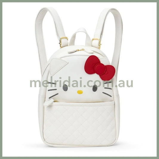 SANRIO | Hello Kitty Face-Shaped Backpack PU Leather 260 x 220 x 125mm