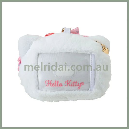 Sanrio | Hello Kitty Face-Shaped Pass Case 16 X 12 4Cm (Dolly Rose)
