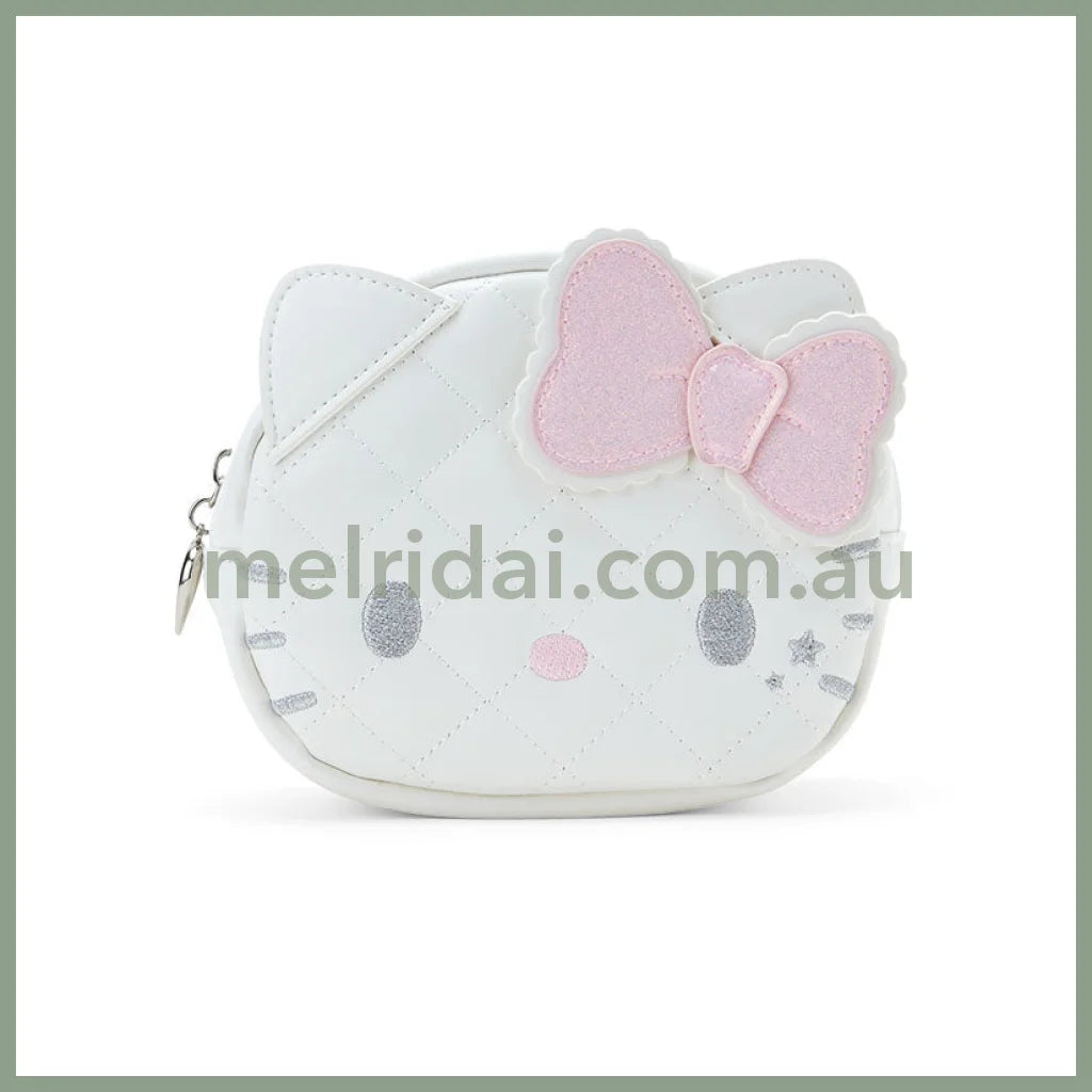 Sanrio | Hello Kitty Face-Shaped Pouch Angel 20.1 X 18.1 8.0Cm (Angel Little Devil Design)