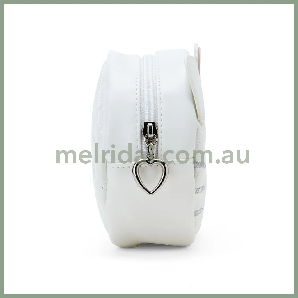 Sanrio | Hello Kitty Face-Shaped Pouch Angel 20.1 X 18.1 8.0Cm (Angel Little Devil Design)