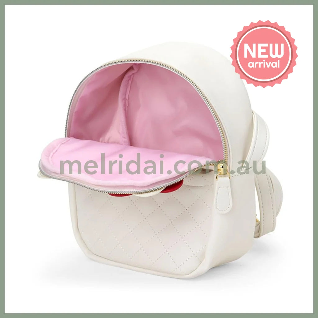 SANRIO | Hello Kitty Face-Shaped Shoulder Bag PU Leather 175 x 80 x 200mm
