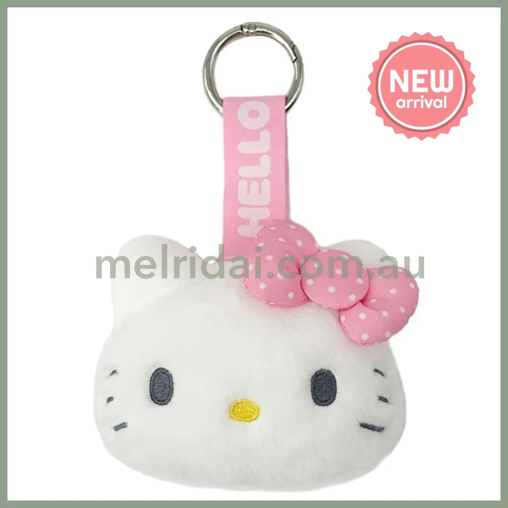 SANRIO | Hello Kitty Face Tag Mascot Keychain Bag Charm 14mm