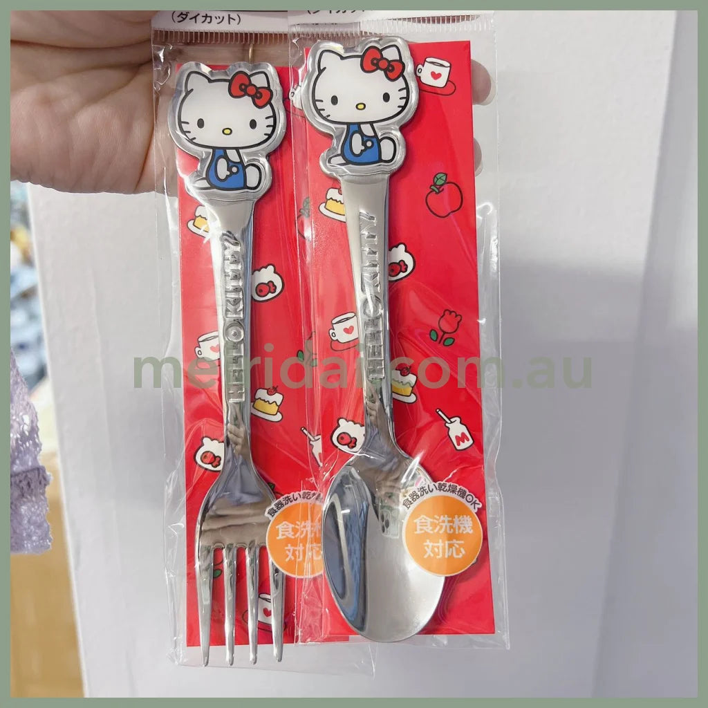 Sanriohello Kitty Fork/Spoon 14Cm /