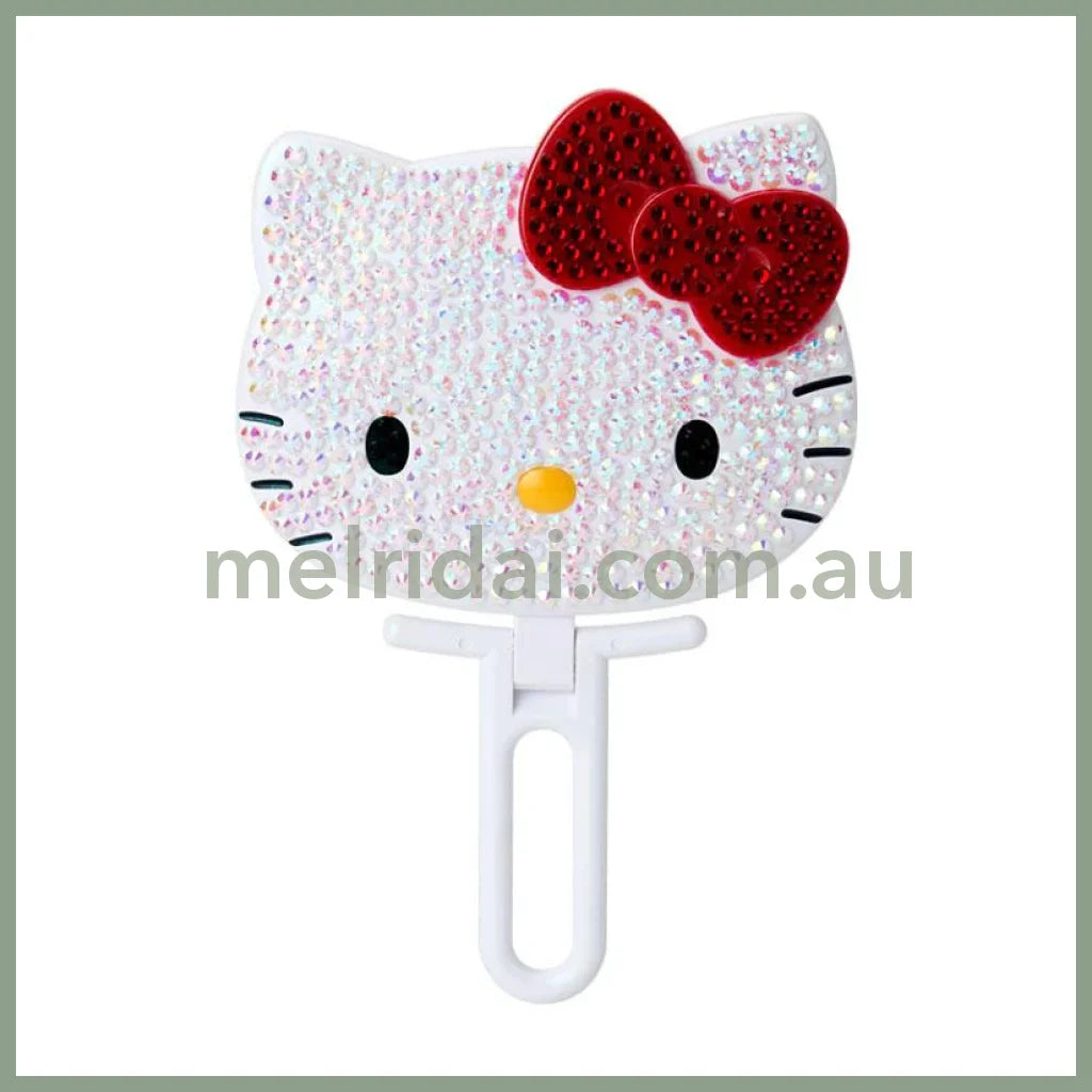 Sanrio | Hello Kitty Hand Mirror Jewel Deco W13.5×D1.3×H20Cm