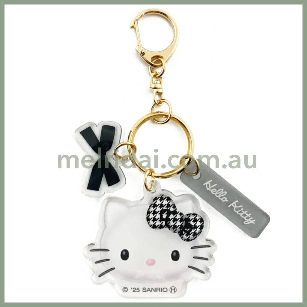 SANRIO | Hello Kitty Key Ring Keychain W52 x H116 x D3mm (Monotone)