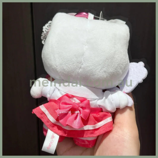 SANRIO | Hello Kitty Lolita Red Plush Mascot Keychain Bag Charm H120×W85×D65mm Vol.2 (Lovely Frill Ver.)