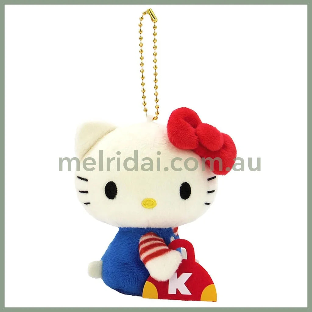 SANRIO | Hello Kitty Mascot Holder Bag Charm Plush Keychain 65x85x105mm (Classic Retro - Bag)