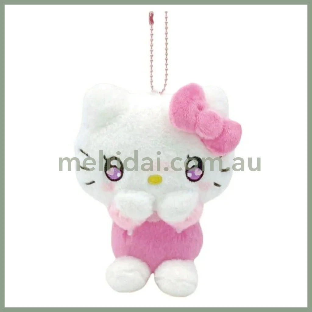Sanrio | Hello Kitty Mascot Holder Plush Keychain 12.5 X 10 7Cm Approx (Various Faces)