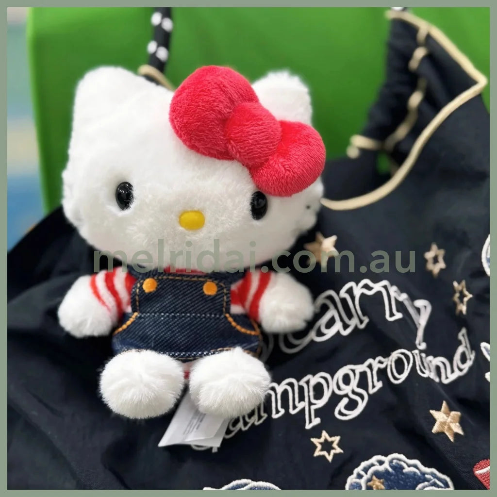 SANRIO | Hello Kitty Mascot Holder Plush Keychain 15cm (Denim)