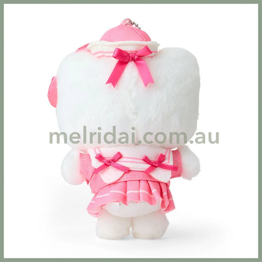 SANRIO | Hello Kitty Mascot Holder Plush Keychain Bag Charm 15.2 x 9.9 x 6.5cm (Sailor Collar)