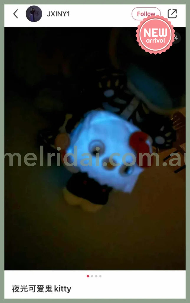 SANRIO | Hello Kitty Mascot Holder Plush Keychain (Halloween)