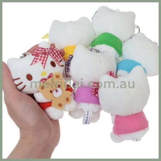 Sanrio | Hello Kitty Mascot Holder Plush Keychain - Red 6.5×5×9.5Cm (Favorite Color)