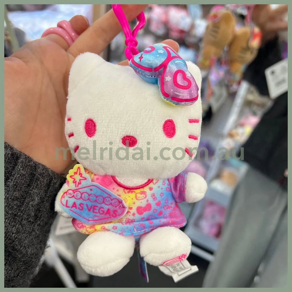 Sanrio | Hello Kitty Mascot Holdr Plush Keychain (Las Vegas) 三丽鸥 凯蒂猫50周年限定挂件/包挂/钥匙链(拉斯维加斯)