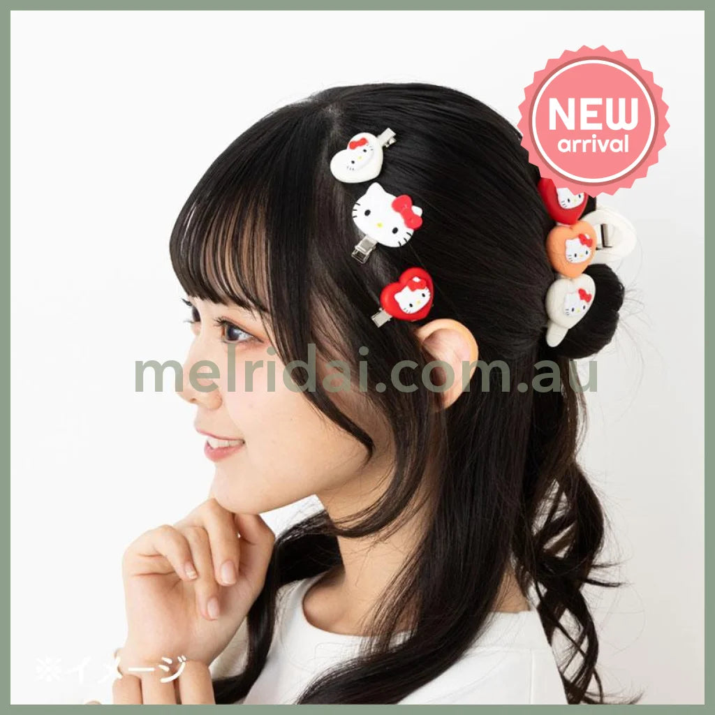 SANRIO | Hello Kitty Mini Hair Clip 4 Piece Set 90x88x14mm