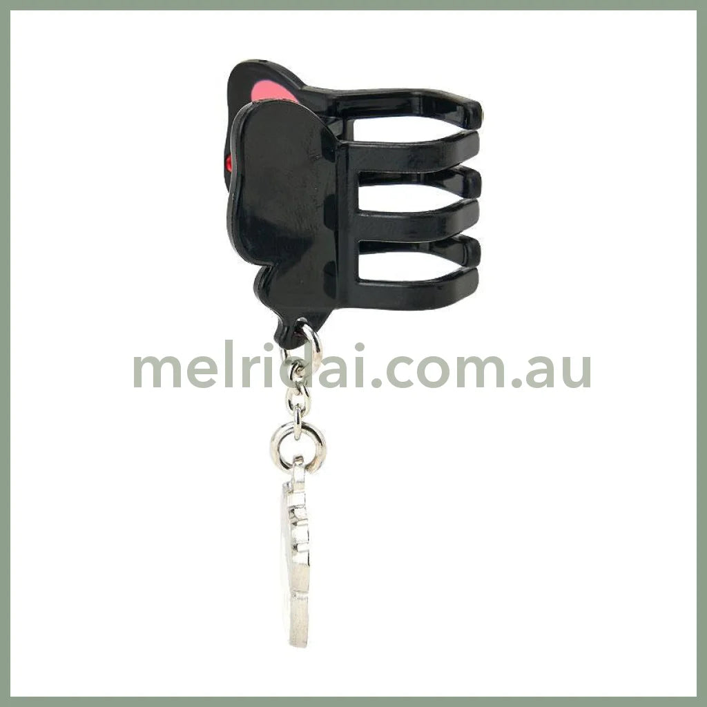 SANRIO | Hello Kitty Mini Hair Clip Set with Swaying Charm 30×25×25mm (Butterfly)