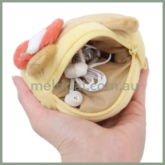 SANRIO | Hello Kitty Mini Pouch Die-Cut Pouch Bag Charm Keychain H8.5 x W11 x D4cm (Pancake)