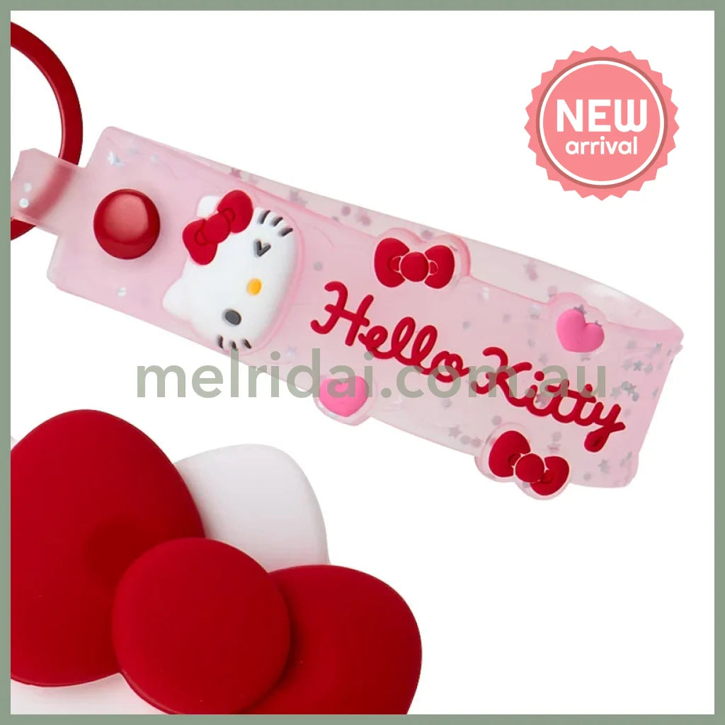 SANRIO | Hello Kitty Mini Silicone Pouch Keychain Bag Charm 108×46×90mm (My Deco Bag)