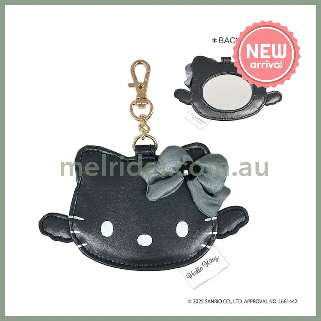 SANRIO | Hello Kitty Mirror Bag Charm 65×110×5mm (Black Angel)